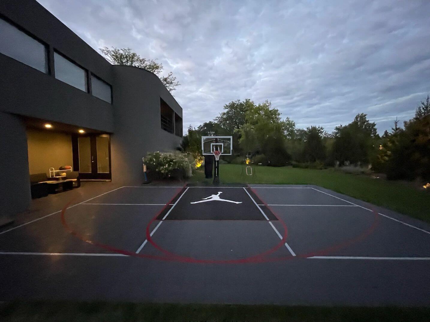 residential basketball court