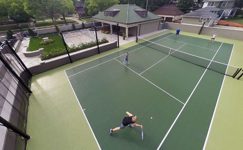 Commercial Outdoor Tennis Court